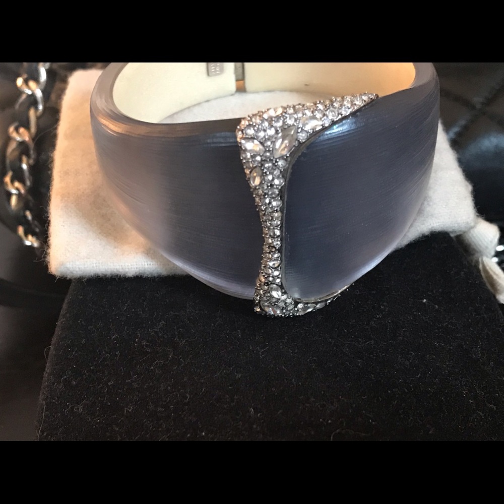 ALEXIS BITTAR CRYSTAL ENCRUSTED BANGLE